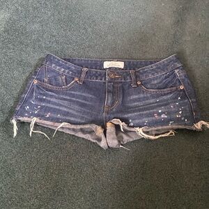 Aeropostale paint 🎨 splatter shorts SZ 7/8 low rise